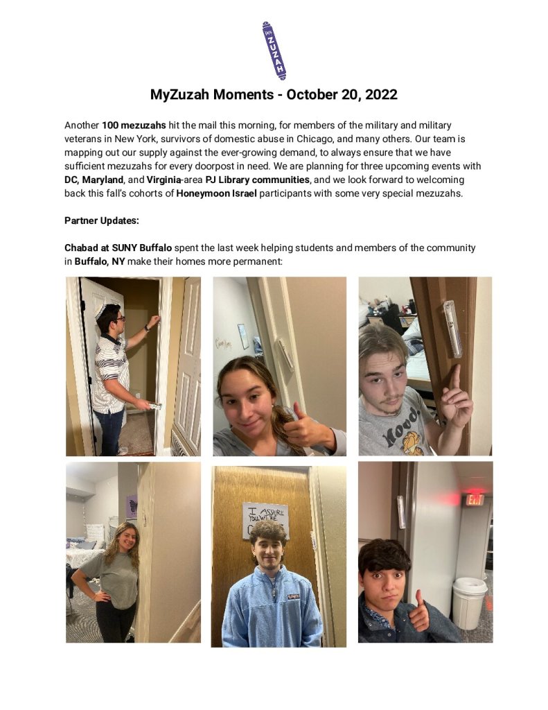 thumbnail of MyZuzah Moments – October 20, 2022